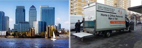 Man and a Van in Canary Wharf